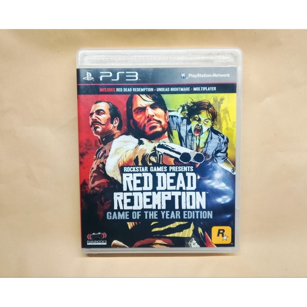 Kaset BD Game PS3 Red Dead Redemption Game Of The Year Edition