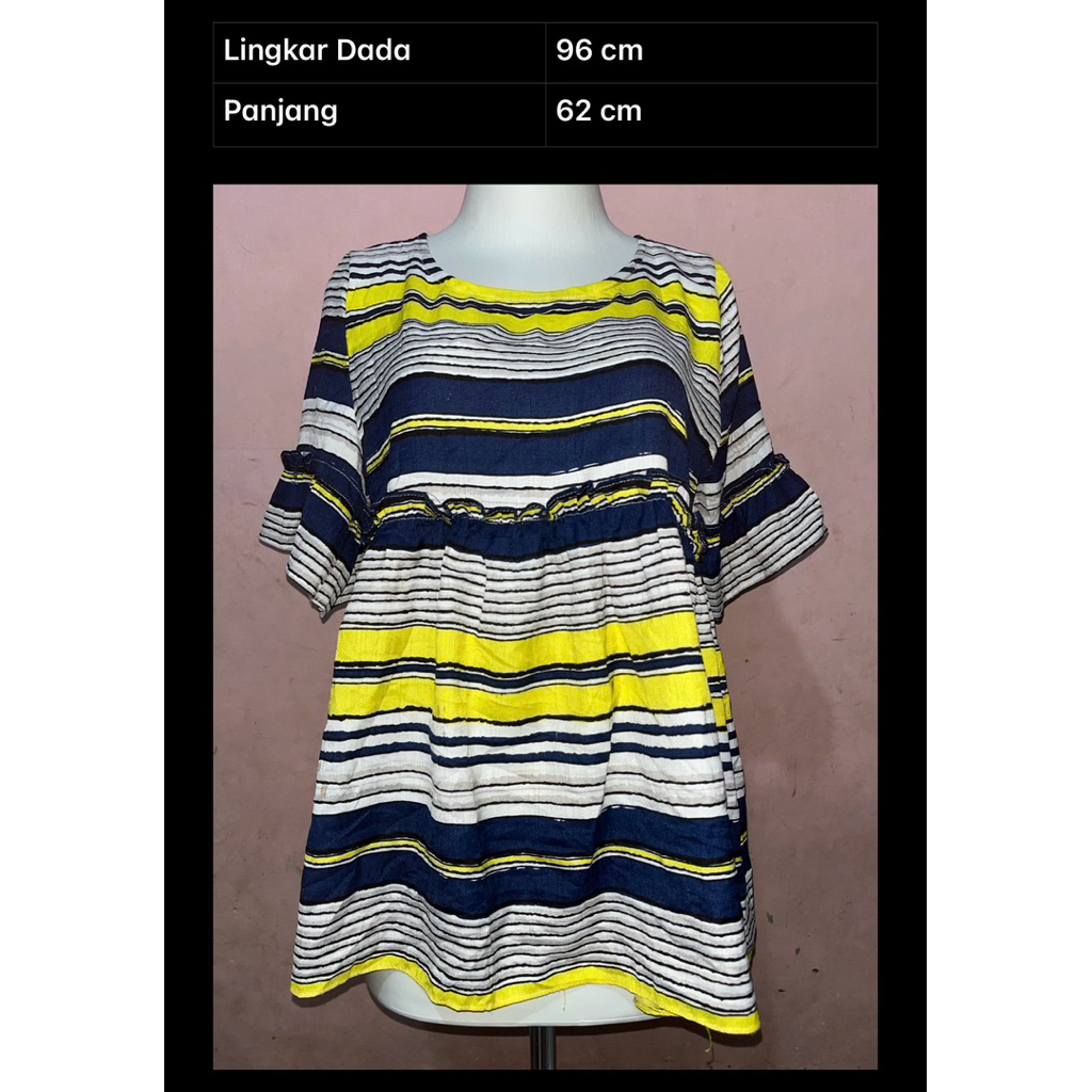 ( Preloved ) Blues baby doll