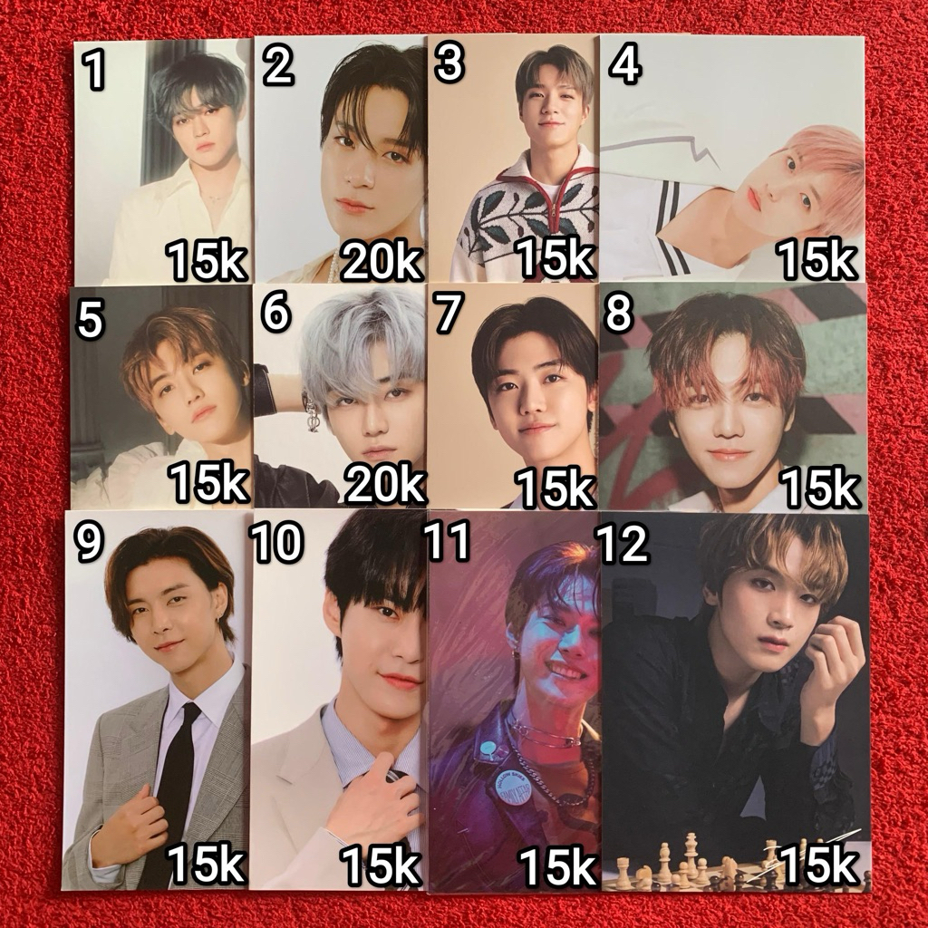 postcard official nct dream 127  pc jeno jaemin chenle renjun doyoung johnny haechan the dream show 