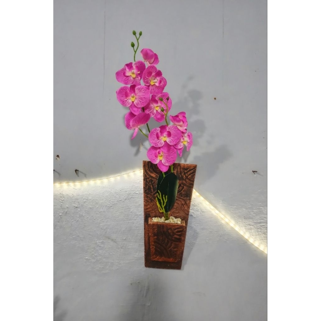 Bunga Anggrek Artifical Hiasan Dinding