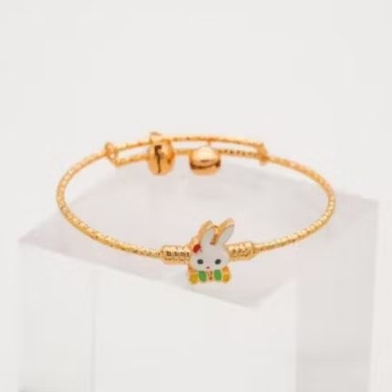 Gelang Titanium Anak Perempuan Motif Kelinci