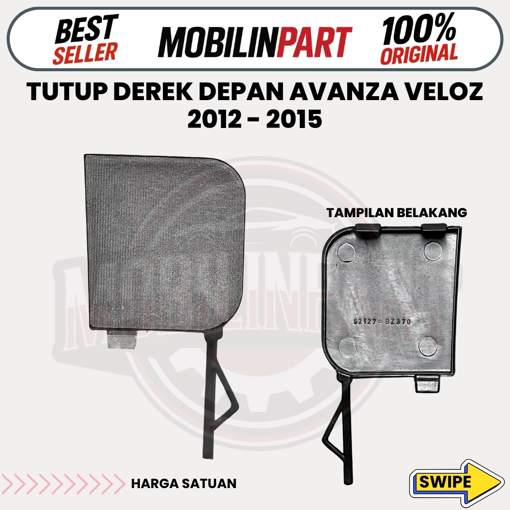 Tutup Derek Depan Avanza Veloz 2012 - 2015 Plastik Abs