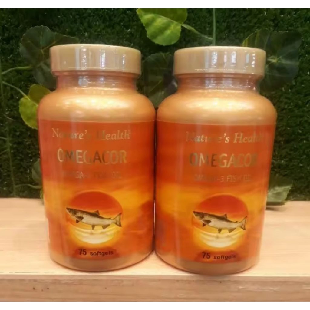 Omegacor 75's/Omega 3/Suplemn Kolesterol/Jantung/Squalene Original