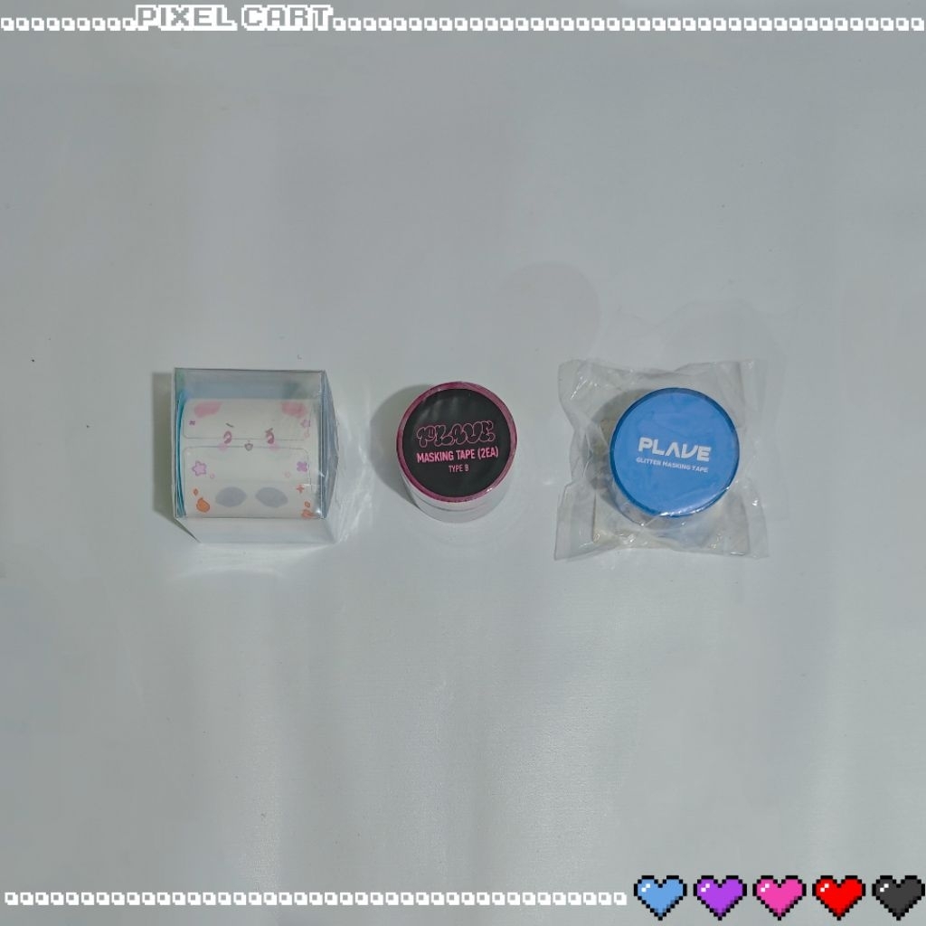 PLAVE MMMM ROLL STICKER GLITTER MASKING TAPE