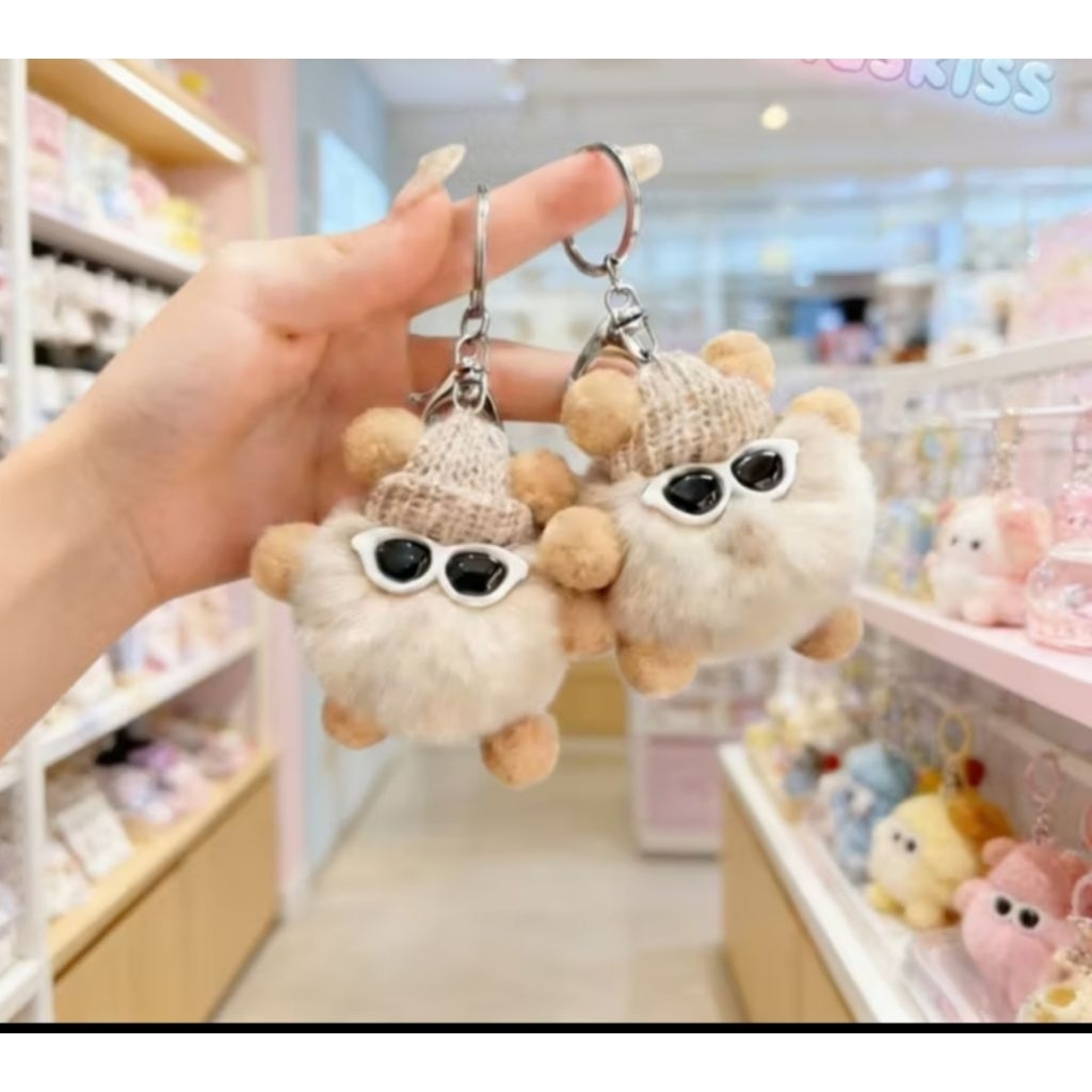 GANTUNGAN KUNCI BONEKA BULU LUCU/ SOUVENIR LUCU