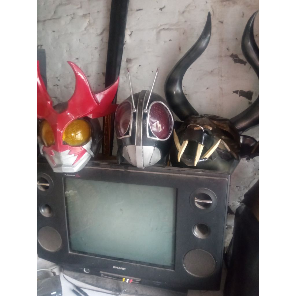 helmet cosplay kamen rider agito burning/shining & RX