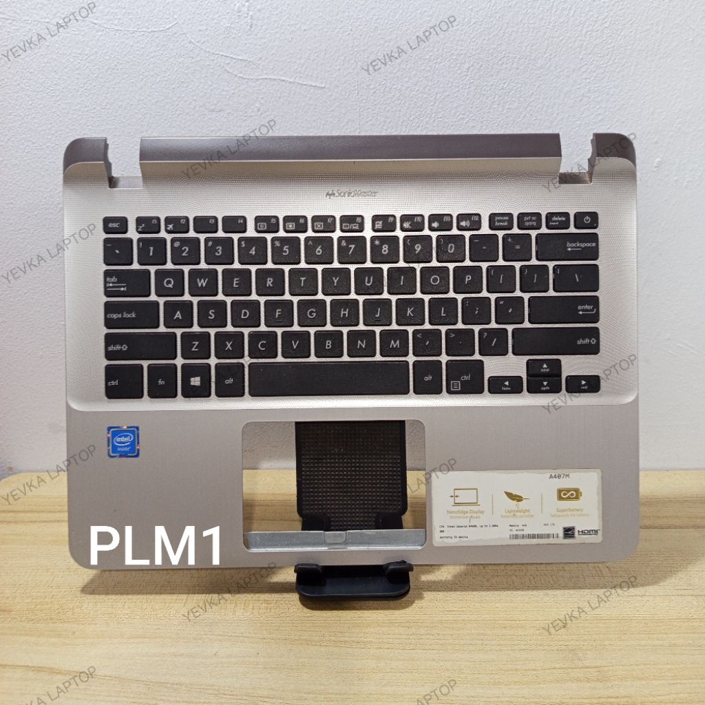 [ GOLD ] Palmrest Asus A407m A407 x407m x407 p1401m Normal Tested Seken Original [ frame cover casin