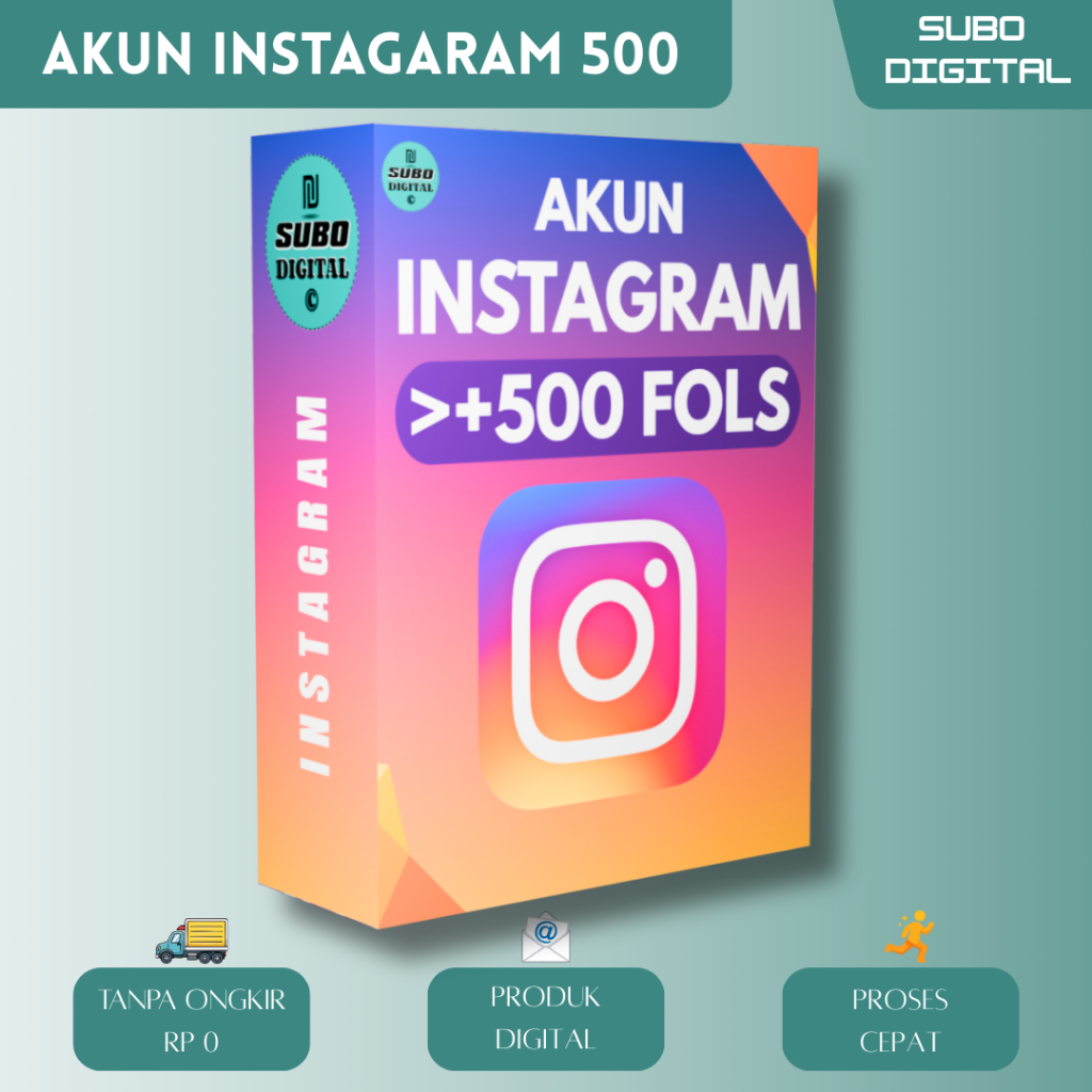 AKUN INSTAGRAM + >500 FOLLOWERS