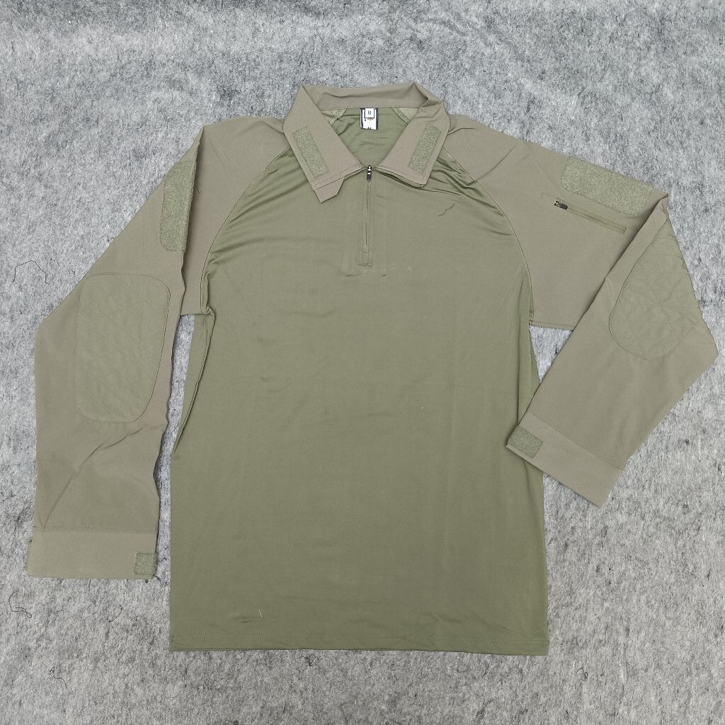 Kaos Tactical BDU Hijau Jatah BRIMOB 2025 / Kaos Tactical Hijau BRIMOB / Kaos BDU Hijau BRIMOB