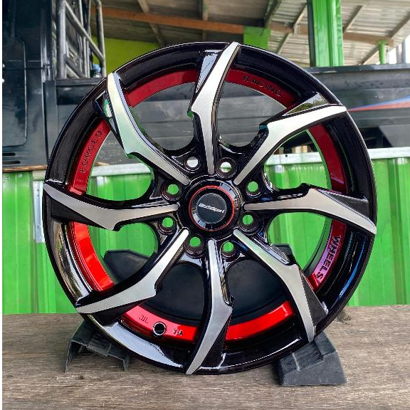 1 Set Velg Vossen R14 H8 ET 38 PCD 100/114,3