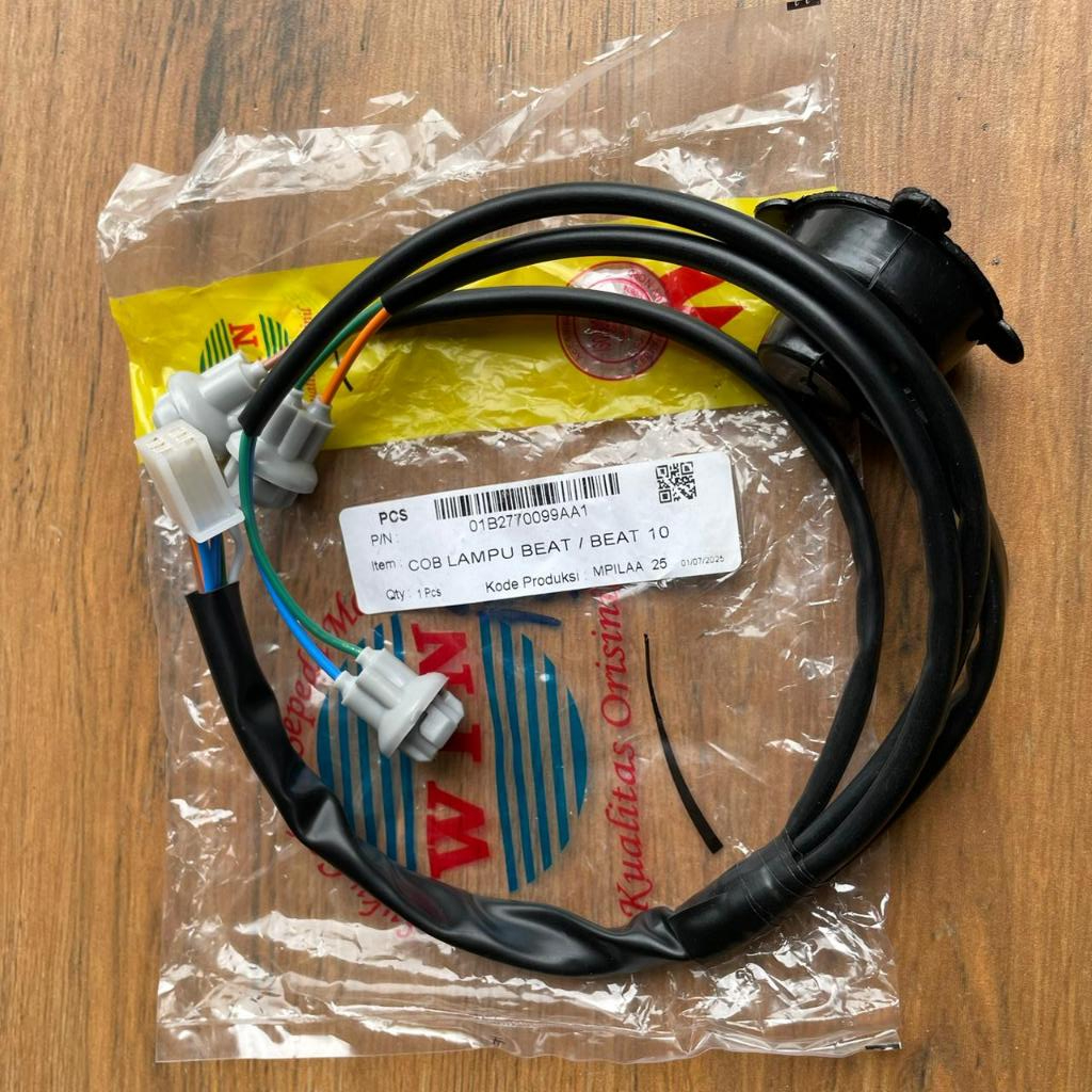 WIN Fitting Lampu Kabel Socket Depan Honda Beat Karburator 2008 sd 2012 Kualitas Premium