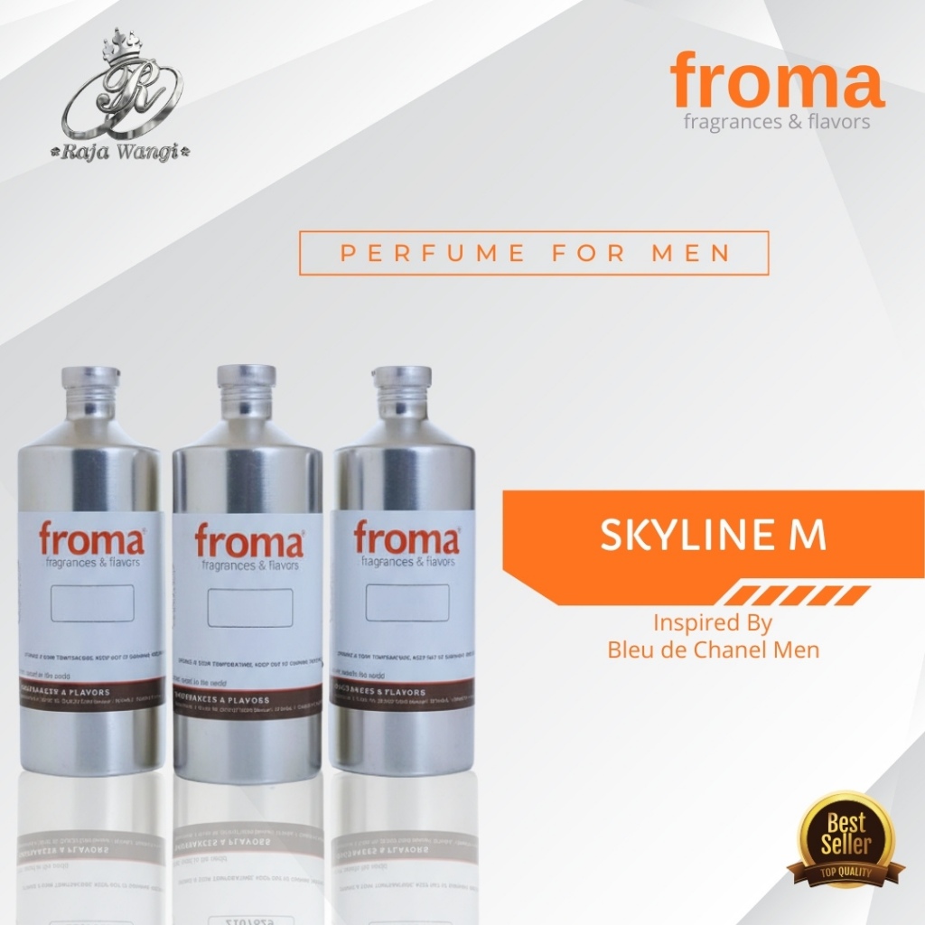 Bibit Parfum Froma SKYLINE M [SEGEL] | Bibit Parfum Tahan Lama | Bahan Parfum Refill
