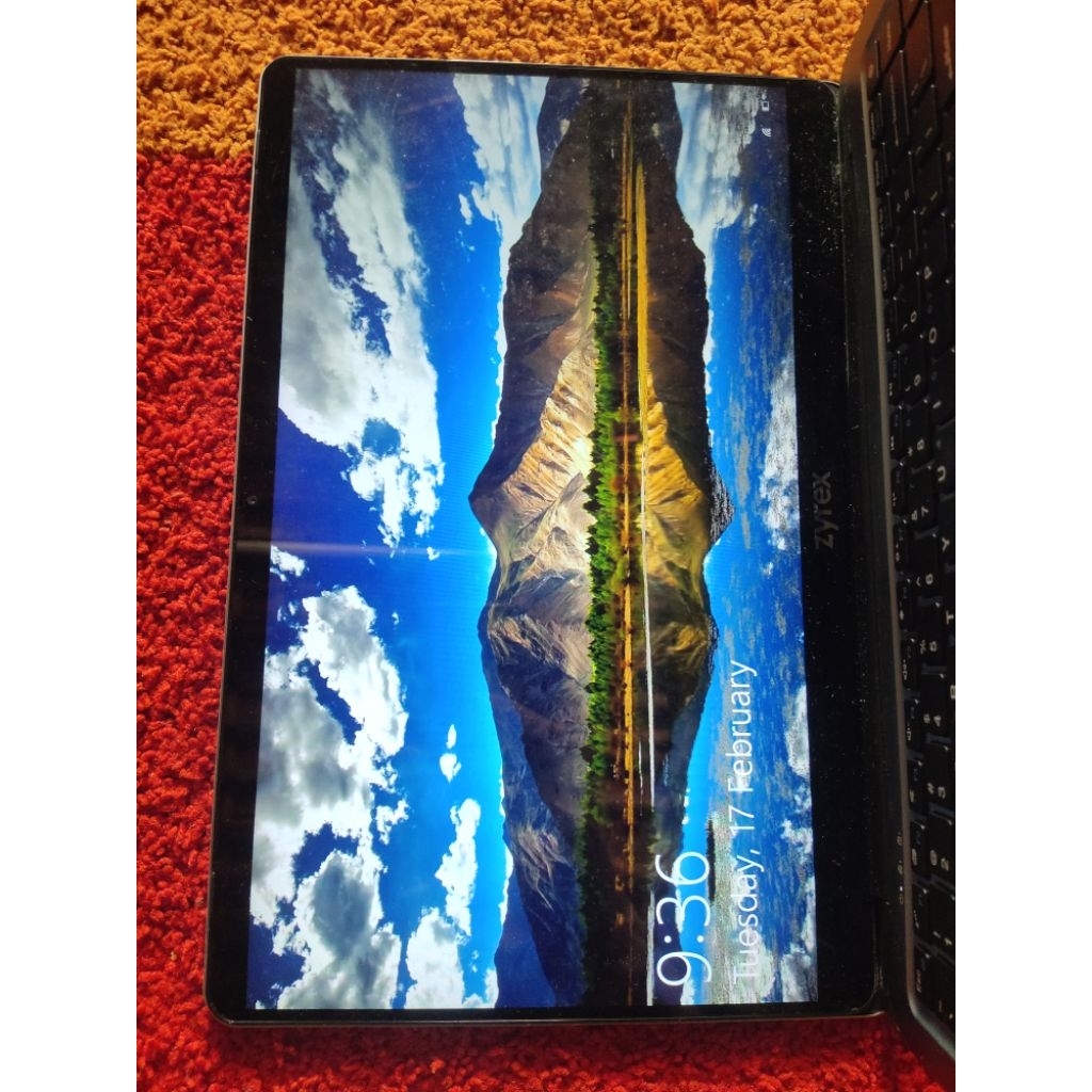 LCD Laptop Zyrex Notebook Sky 232 Original Copotan Kondisi Second - Sangat Baik