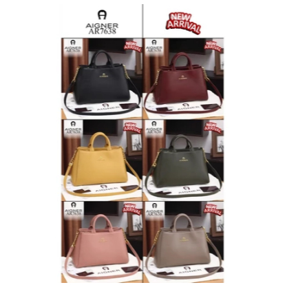 JP AR7638/7638 Aigner Modelista Tas Kulit Clemence