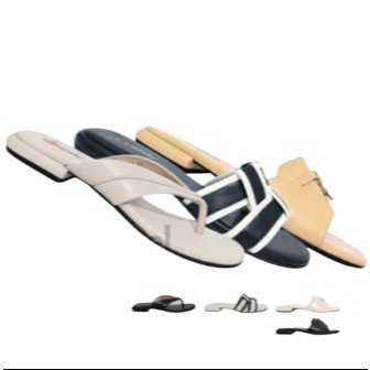 Donatello IY sandal sendal flat kasual ringan anti slip wanita perempuan dewasa ORIGINAL
