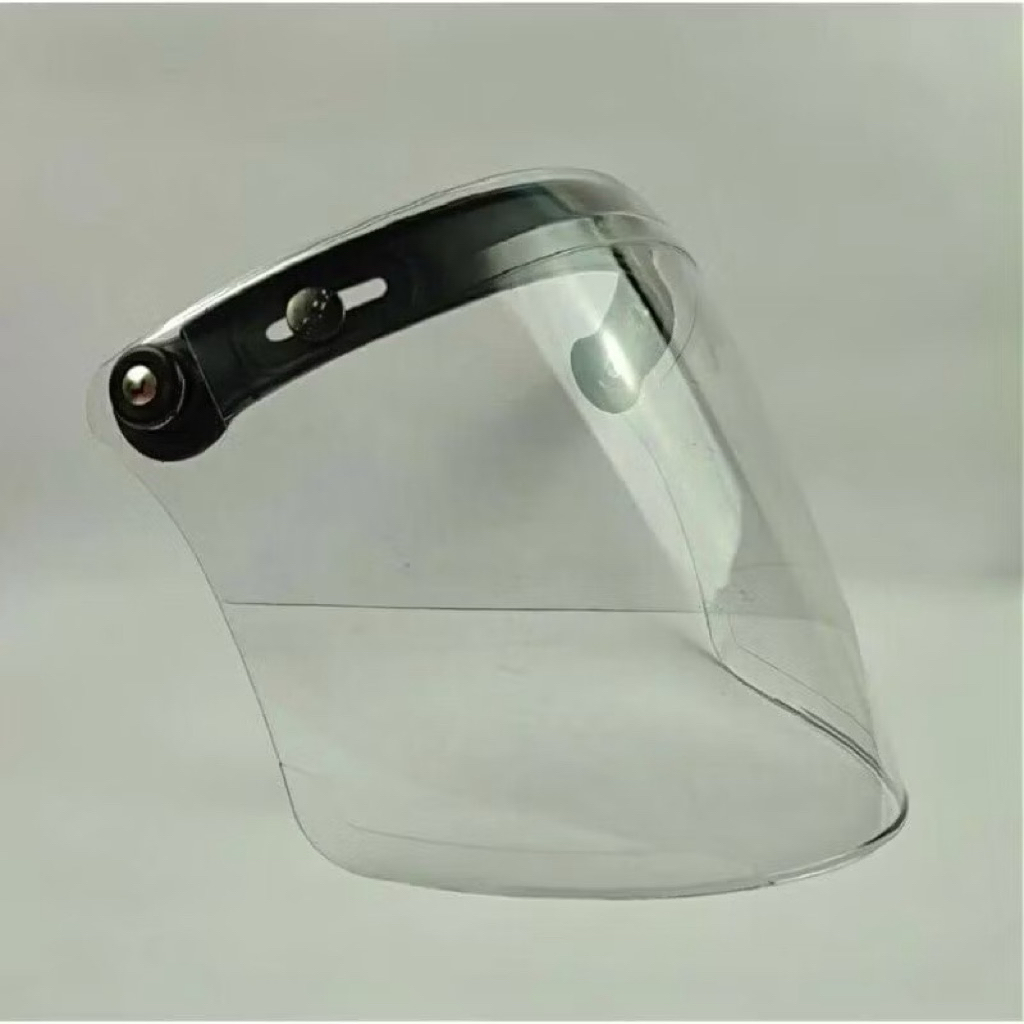 Kaca Visor Helm Model Slim Head dan Bogo Bahan Akrilik Bening