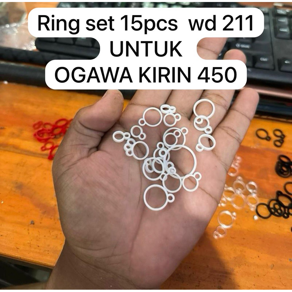 Ring set 15pcs wd 211 untuk Ogawa Kirin 450