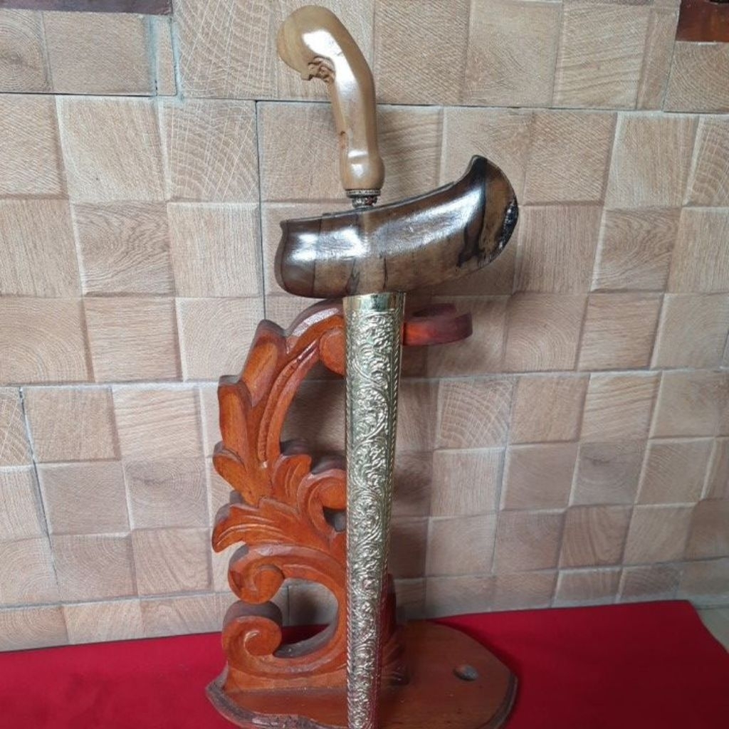 Keris Tilam Upih Sepuh,Bilah Gligir,,Pamor Pedaringan Kebak Meteorit