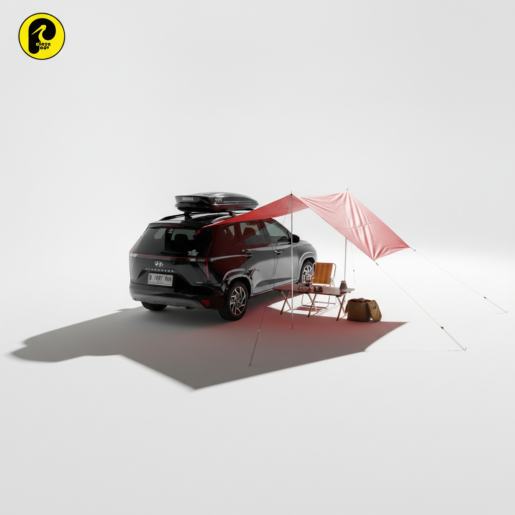 PAKETAN KANOPI CAR Awning DIY Campervan Tenda Mobil Car Overlander Offroad palava adv