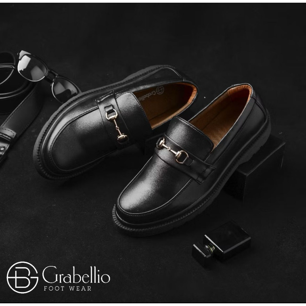 GRABELLIO ORIGINAL (PRELOVED ) |Sepatu Slip On Loafers Pria | Sepatu Casual | Sepatu Formal Pria | S