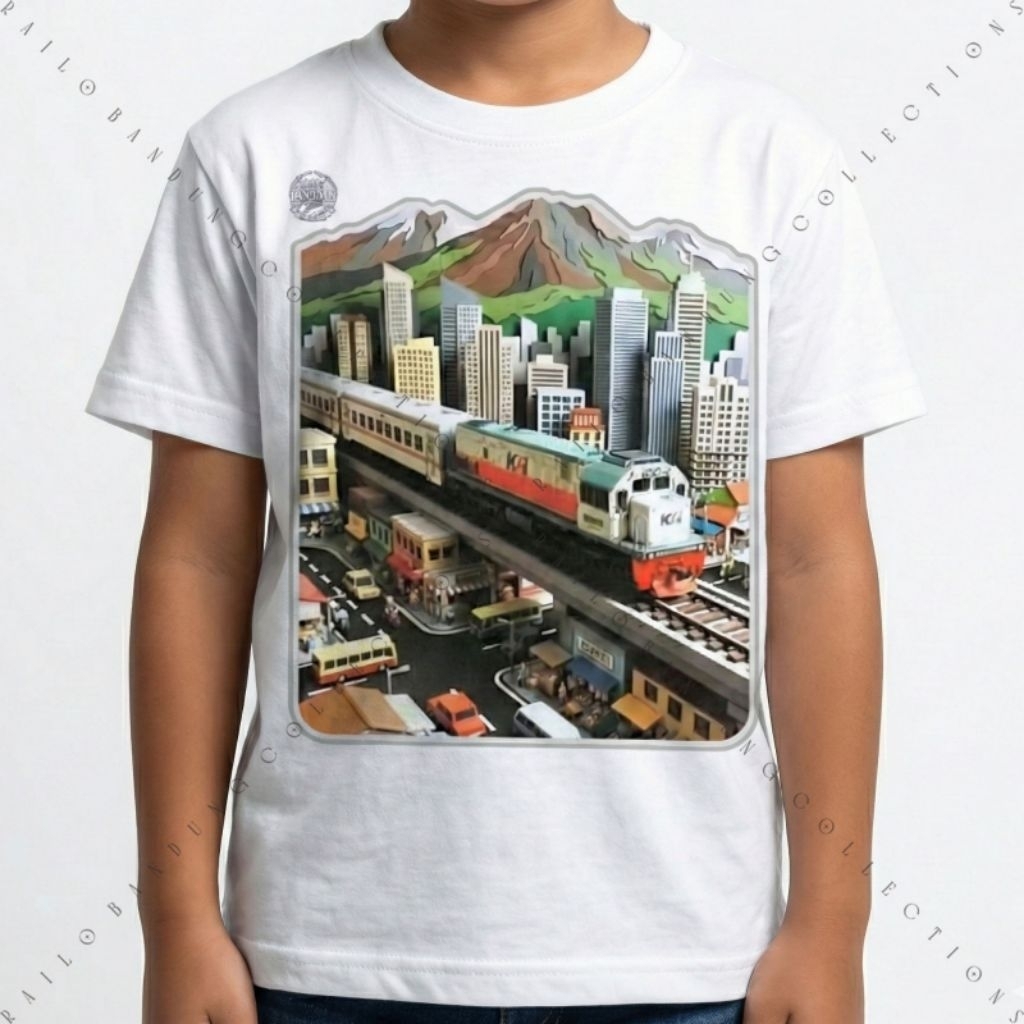 Kaos ANAK kereta api | lokomotif cc201 city