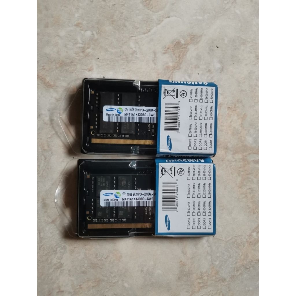 RAM DDR4 2X16GB 3200MHZ SODIMM SAMSUNG