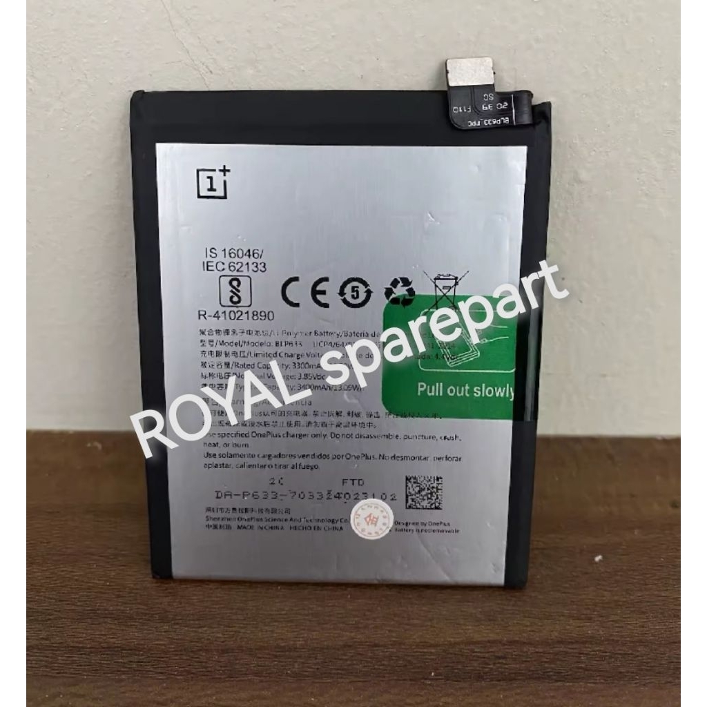 BATTERY ONEPLUS 3T BLP633 Original