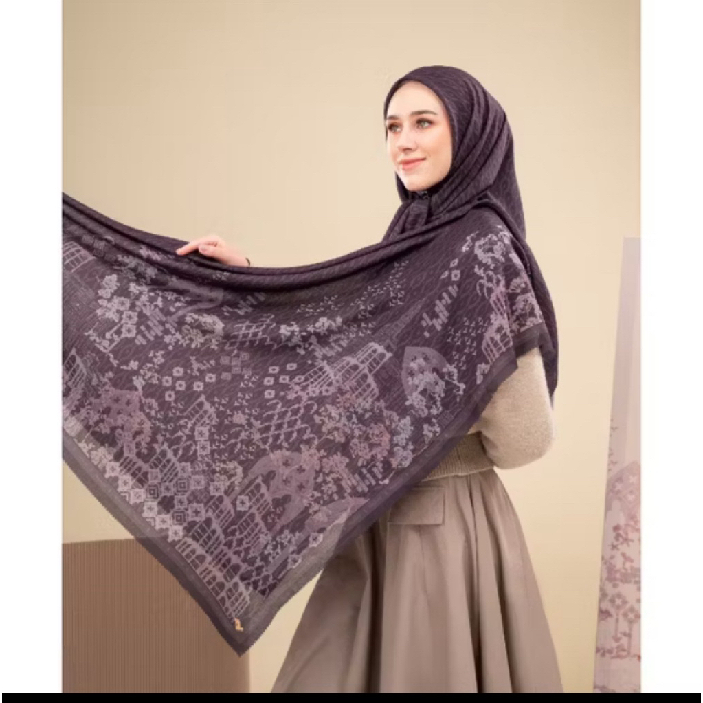 BERGAMO PLUM SCARF HEYLOCAL