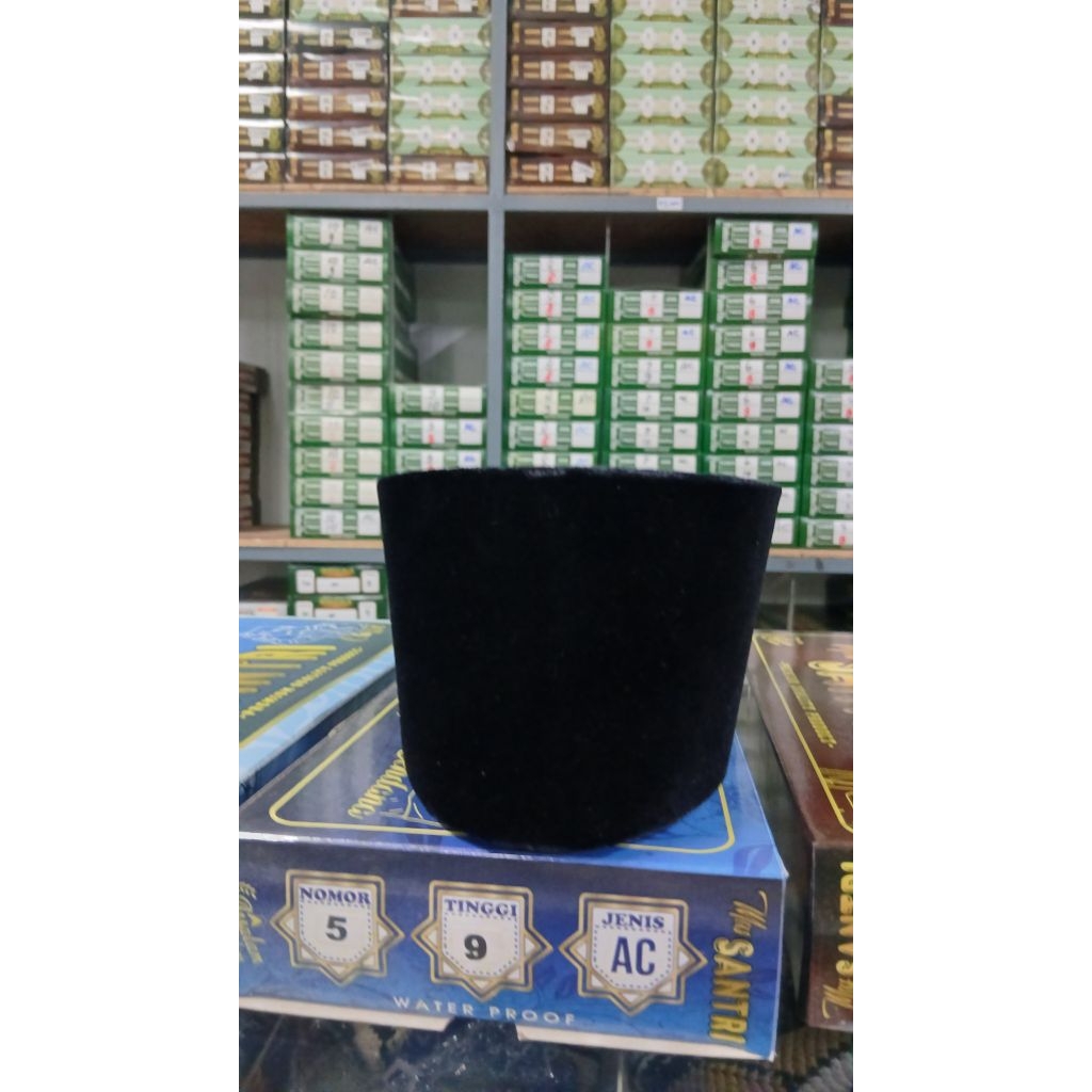 Peci Hitam Beludru II Songkok Hitam Nasional II Mas Santri Cendana Class II Lirboyo