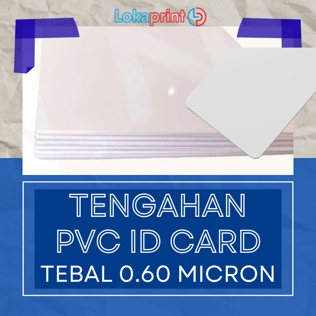 0,60 mm pvc tengahan kartu pvc a4