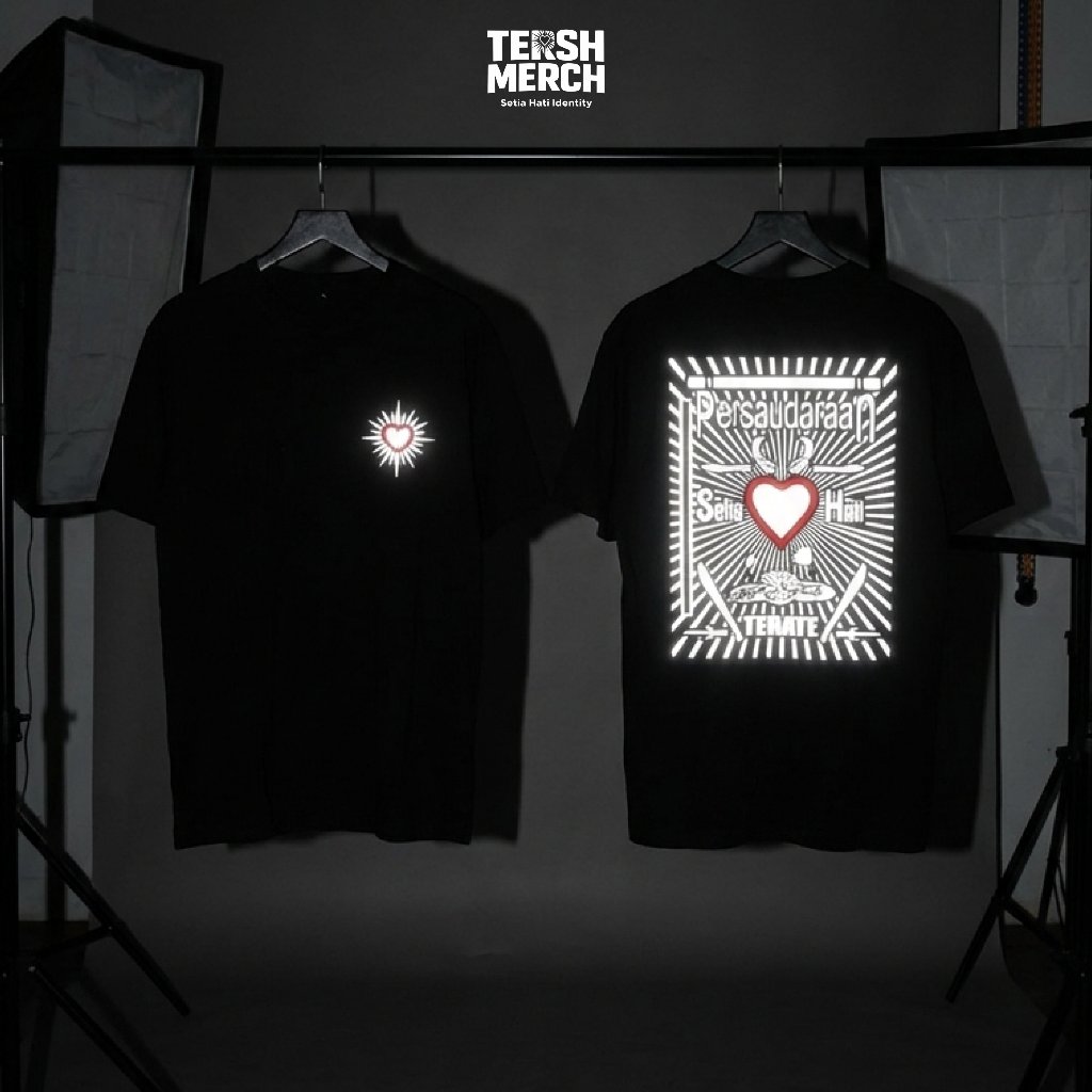 KAOS & HOODIE PSHT - REFLEKTIF MENYALA - TUGU PAKEM LOGO PSHT