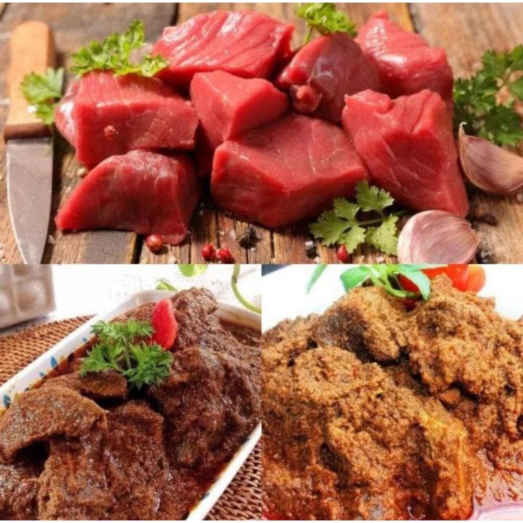 Daging Rendang Potong 1kg