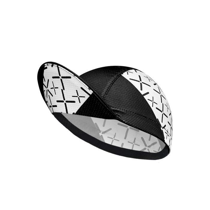 MV2 Topi Sepeda Cycling Cap One Size Fits All - Batik Shawl White On White