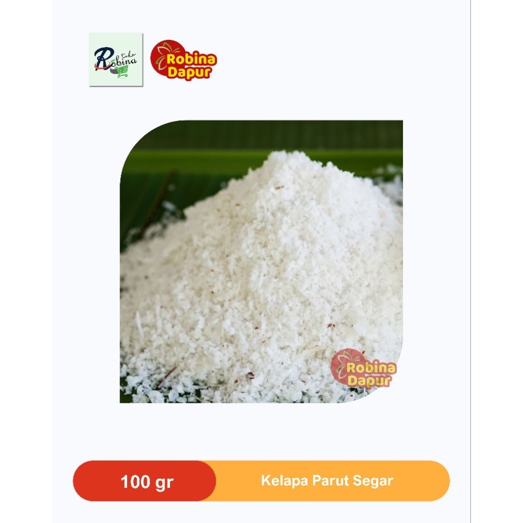Bandung Kelapa Parut 100g – Fresh Siap Pakai