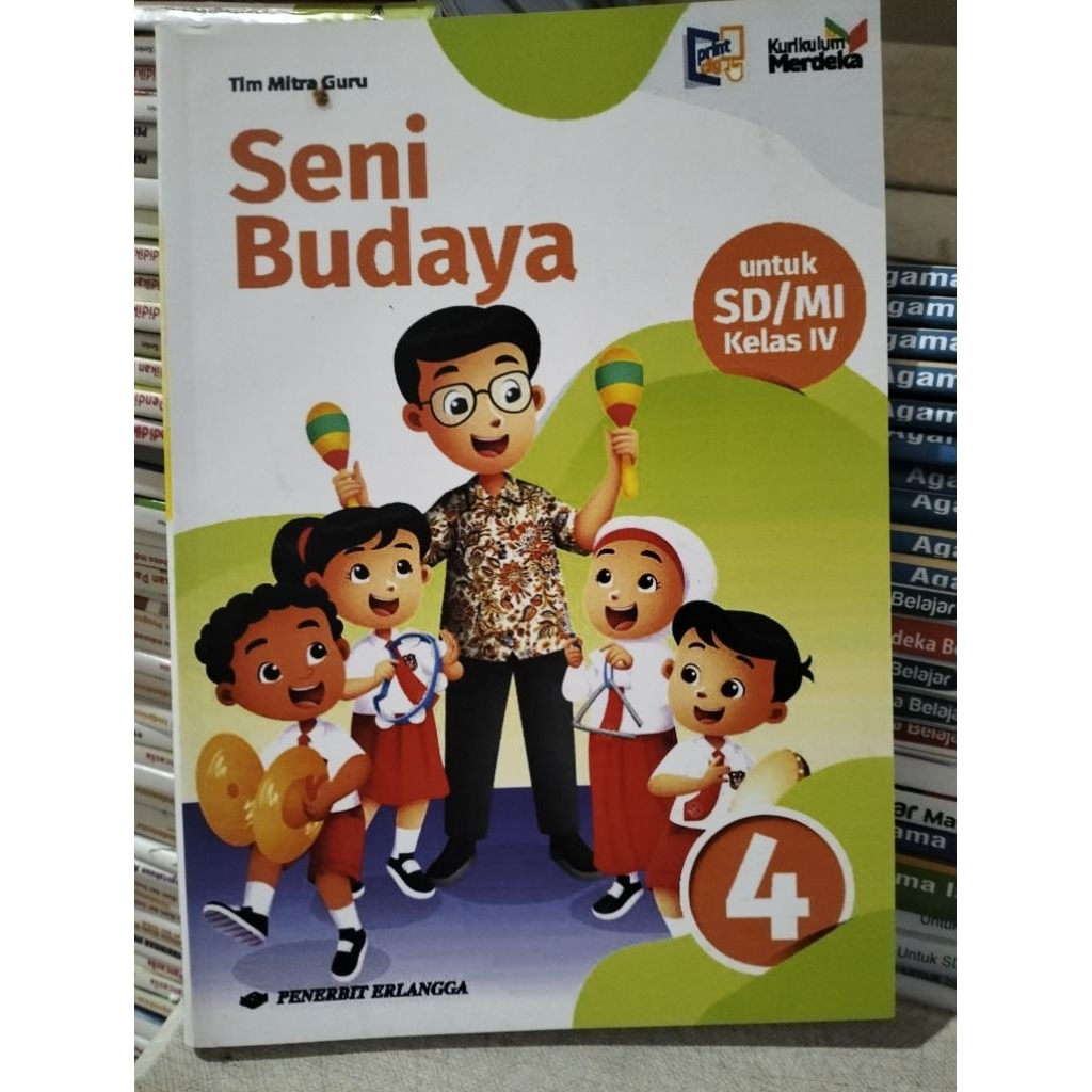 buku seni budaya kelas 4 SD Erlangga