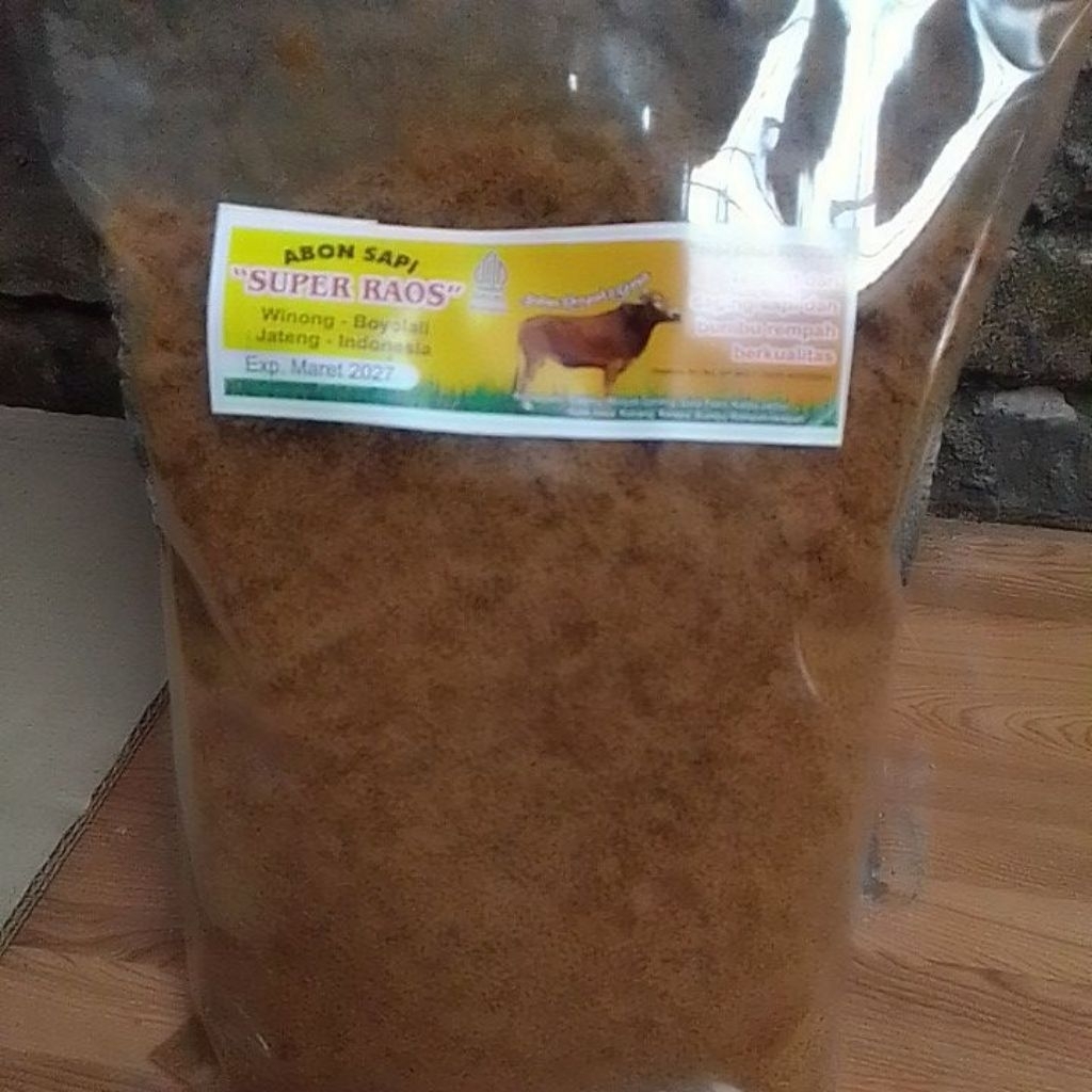 Abon Sapi Asli Boyolali Super Raos 1000gram Original