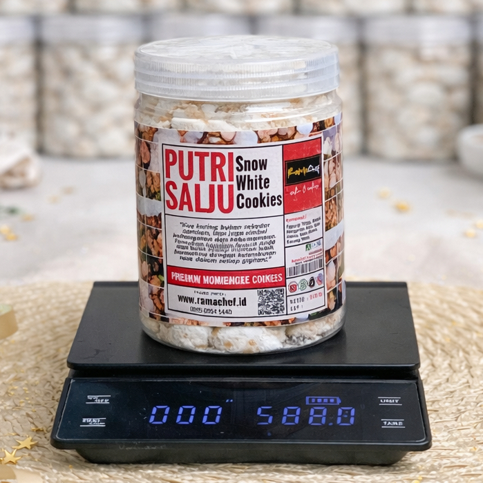 PUTRI SALJU Kacang Mede Triple Cheese Edam Parmesan Cheddar Premium Butter Wisman | Kemasan Hardtop 350gr & Jar 750ml | Kue Kering Lebaran by RaMaChef