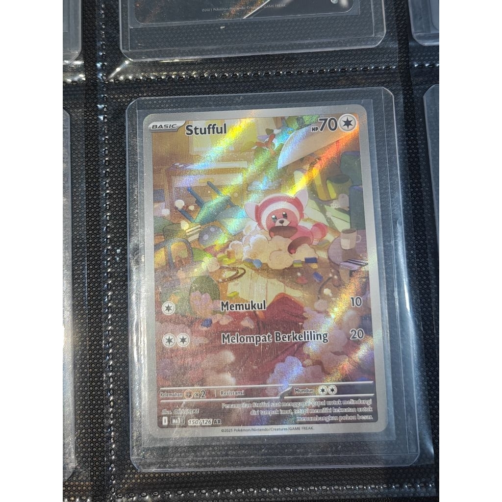Kartu Pokemon Stufful AR Art Rare Original