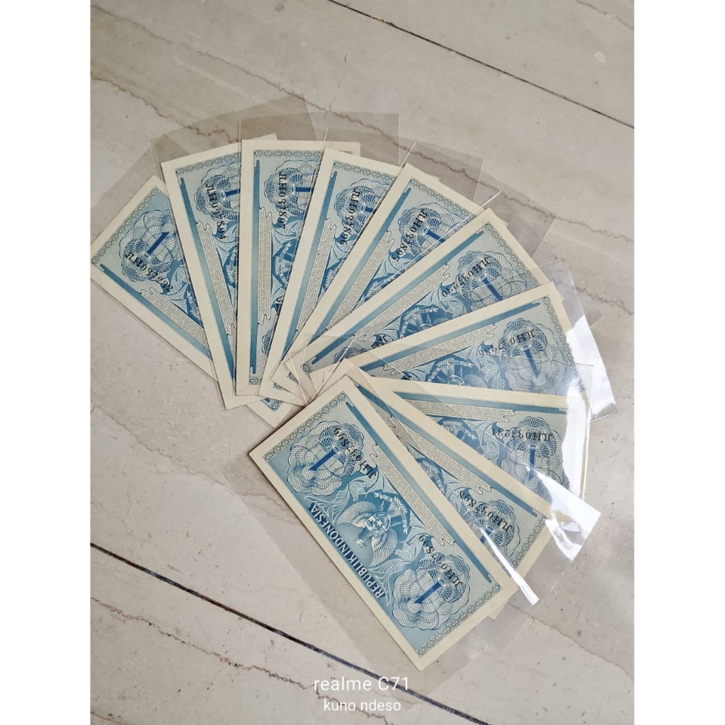 Uang Kuno 1 Rupiah Tahun 1956