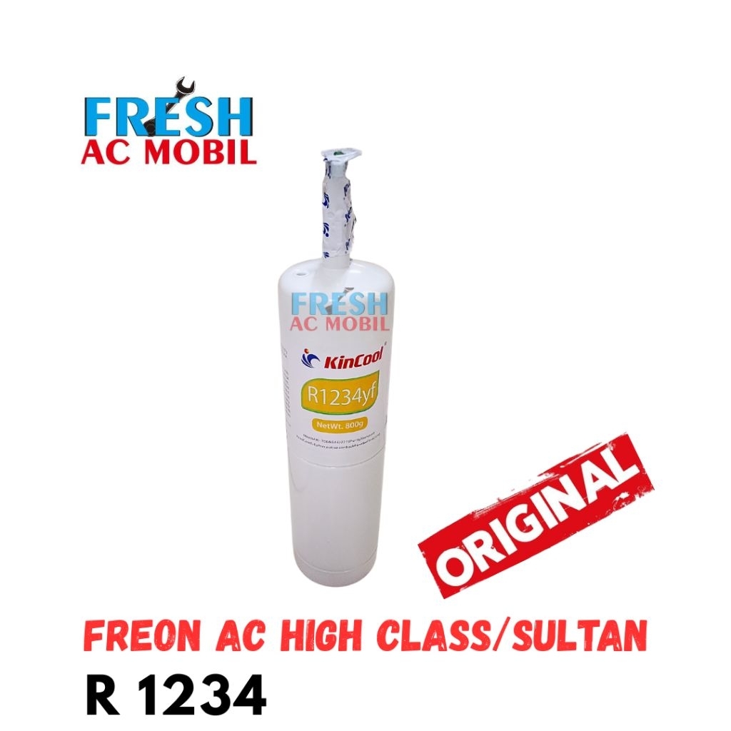 Freon AC Mobil R 1234YF 800 Gram Original Kincool Freon AC Mobil R 1234YF ORIGINAL