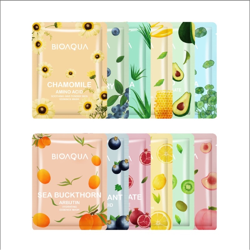 [NOT FOR SALE] BIOAQUA Natural Skin Care Mask Masker Sheet