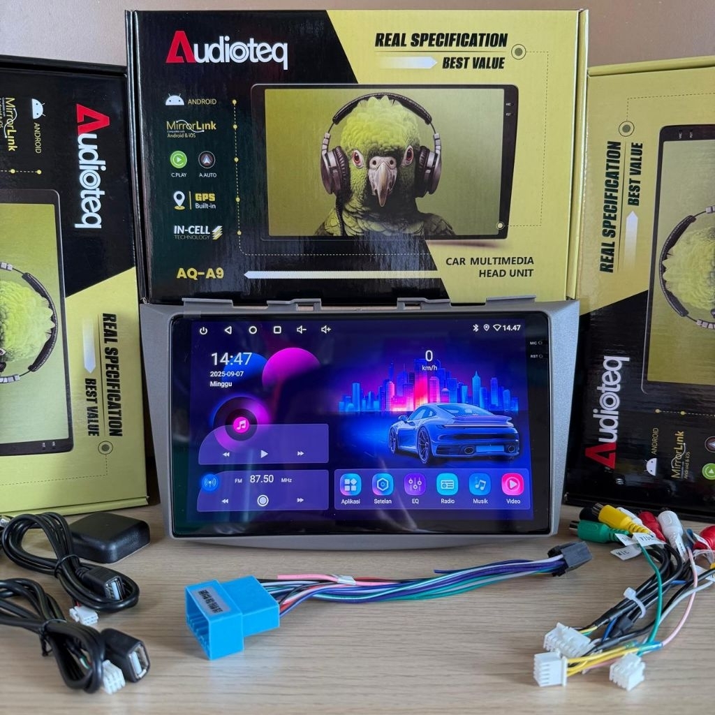 Head Unit Android 9 Inchi Suzuki Ertiga Lama 2012 - 2017 Ram 4/64 Gb Audioteq