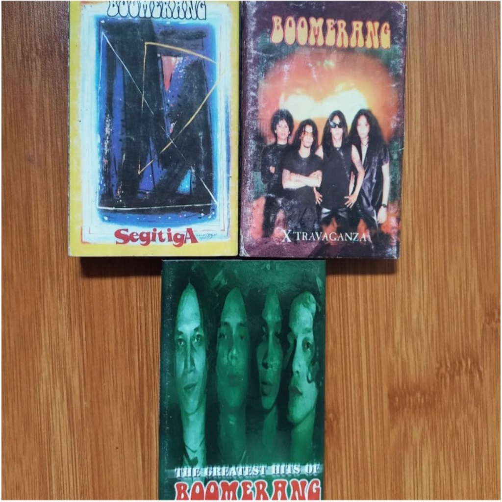 Kaset Boomerang - Segitiga/Xtravagansa/The Greatest Hits (Sepaket)
