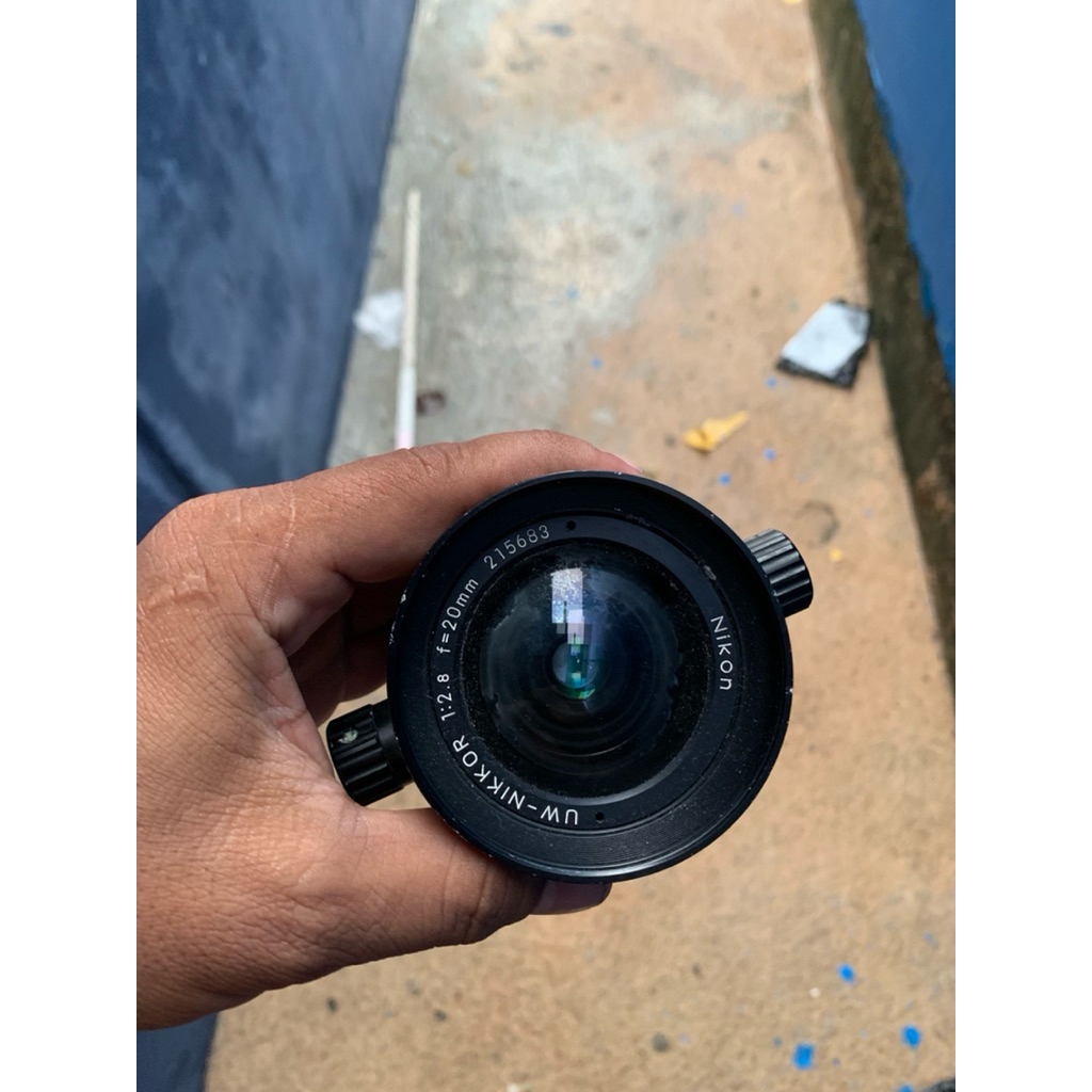 lensa nikon uw - nikkor 1:2.8 f=20mm