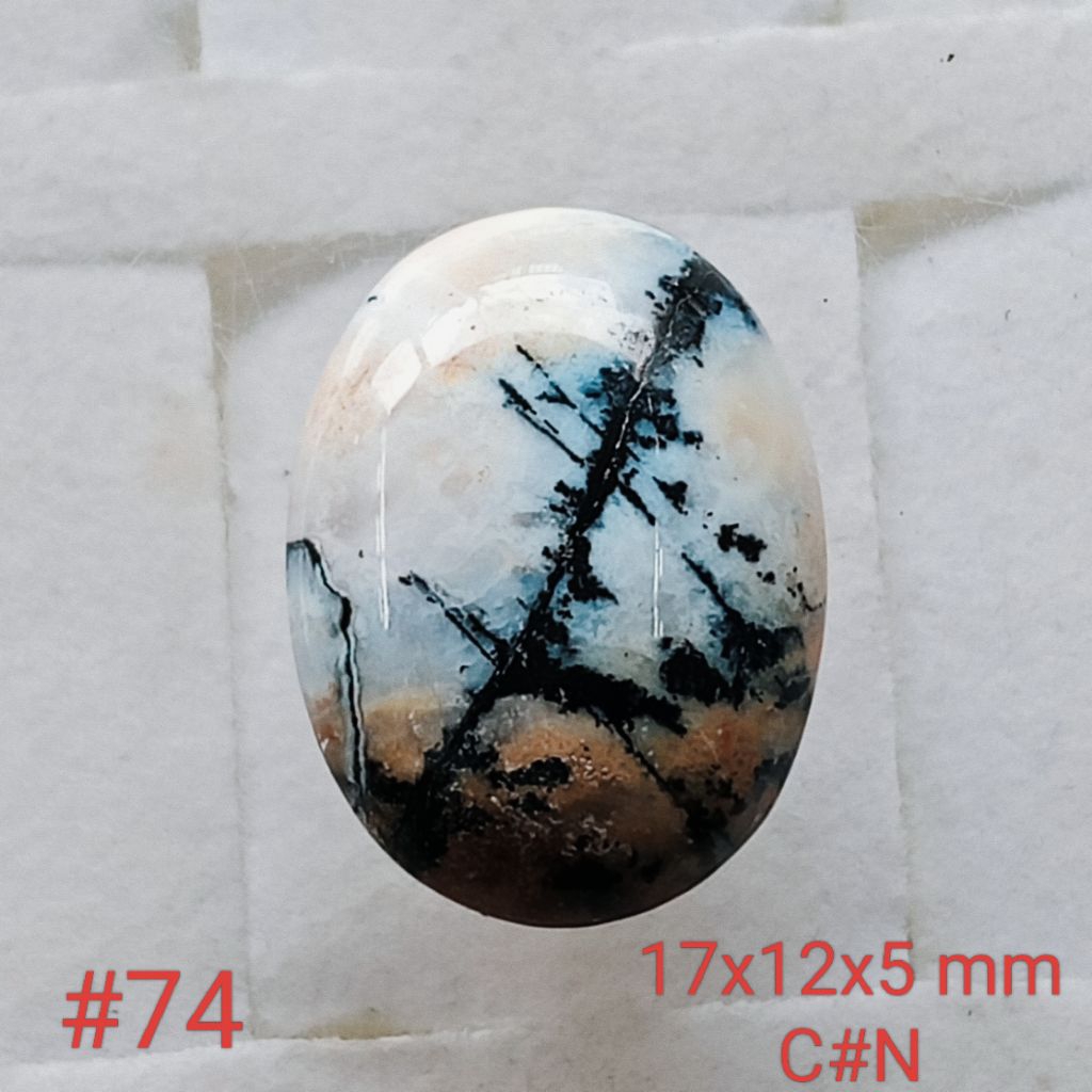 batu akik natural motif tapak jalak unik #74