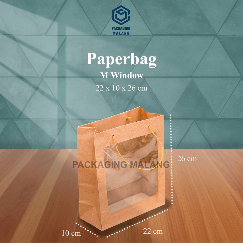 Paperbag Mika/Paperbag Window/Tas Kerta/Godiebag