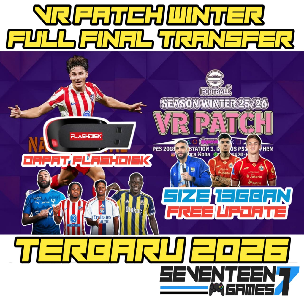 Vr Patch Game Bola PES Ps3 Cfw Hfw Hen