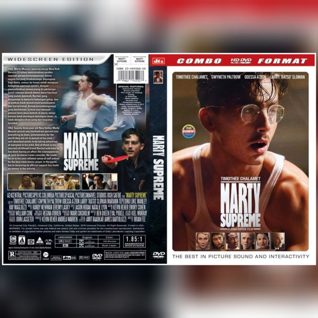 Kaset Film MARTY SUPREME ( 2026 ) Kualitas HD