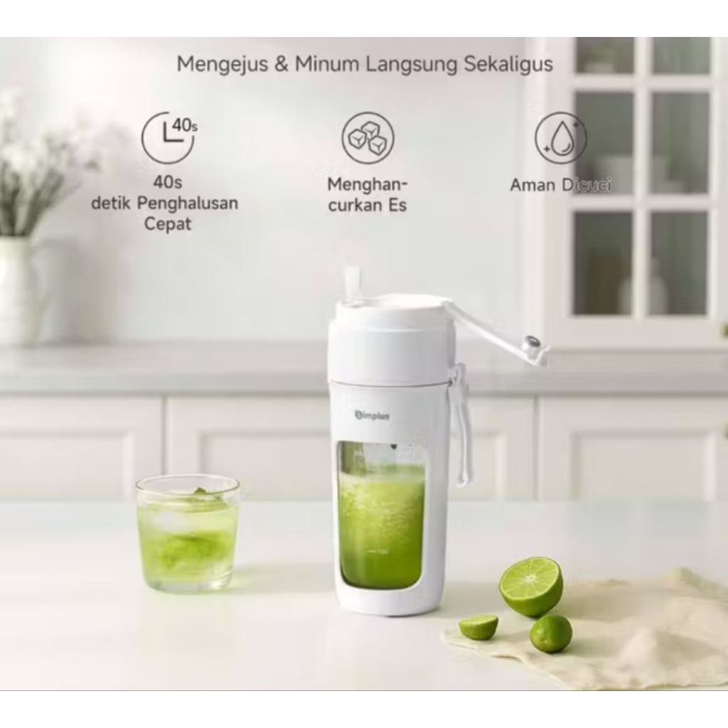 juicer portable simplus blender pembuat jus 340ml