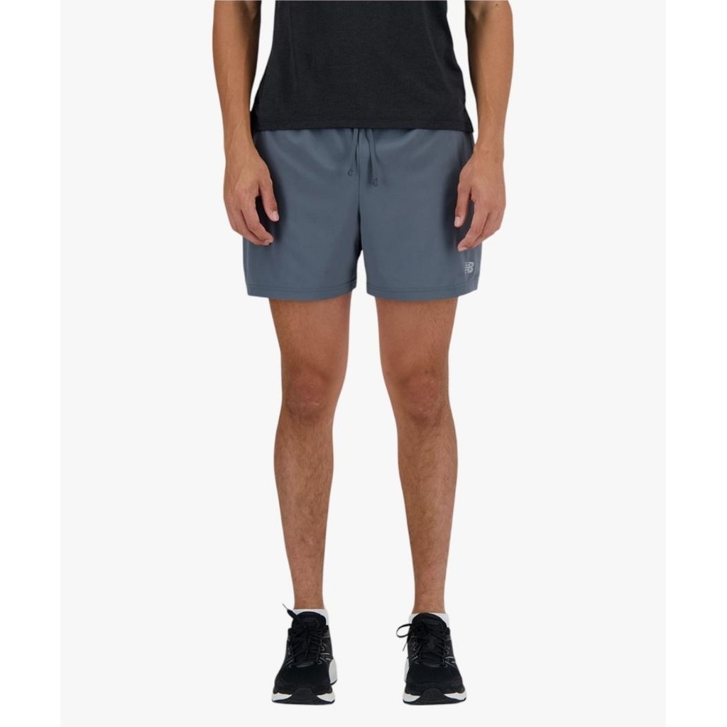 New Balance Men's Sport Essentials 5 inch - Celana Pendek Pria Abu-abu XXL Original